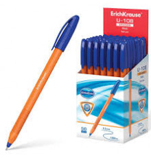 шариковая ручка Erich Krause Orange Stick синяя 47582