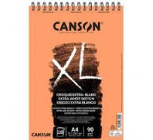 pastel və kömür üçün albom Canson XL 120 vərəq A4 90qr 3148957875009