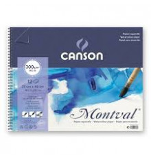 akvarel üçün albom Canson Montval 12 vərəq 37*46sm 300qr 3148958071684