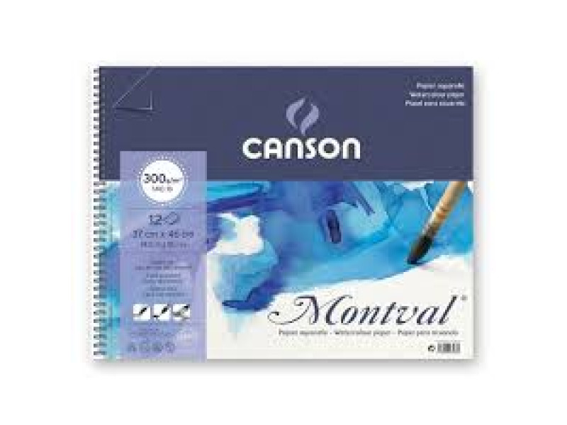 альбом для акварели Canson Montval 12 листов 37*46см 300гр 3148958071684