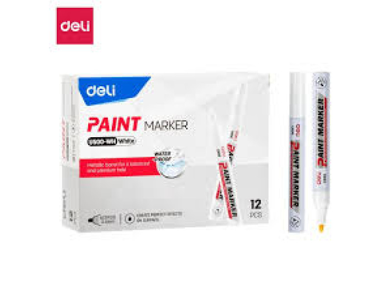 marker Deli Paint ağ U400WH