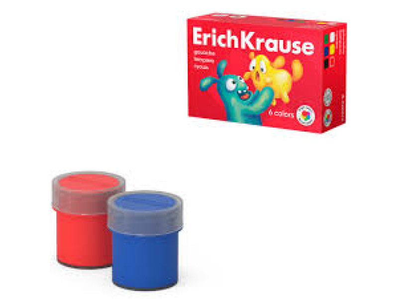 quaş Erich Krause Jolly Friends 6 rəng 61413