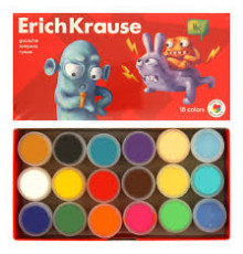 quaş Erich Krause Jolly Friends 18 rəng 61416