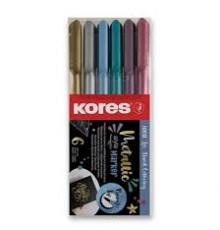 permanent marker Kores 6 rəng 21461.01