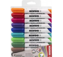 lövhə marker dəsti Kores 10 rəng 20800.02