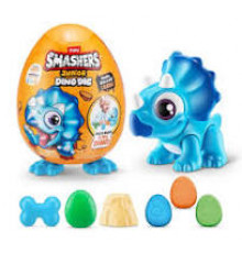 игровая фигурка Smashers S001-SMASHERS JUNIOR-DINO DIG-SERIES 1 Small Egg,Bulk,6pcs, No Inner,STD Color Assortment 74116