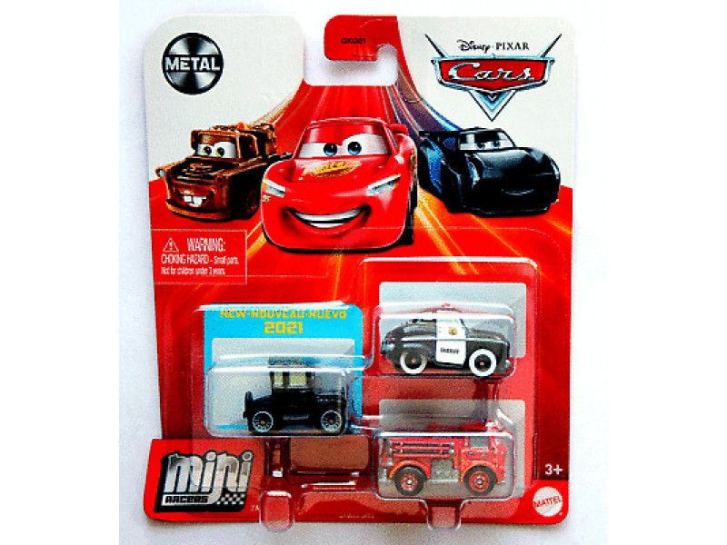 набор из 3 машинок Cars Mini Racers gkg01