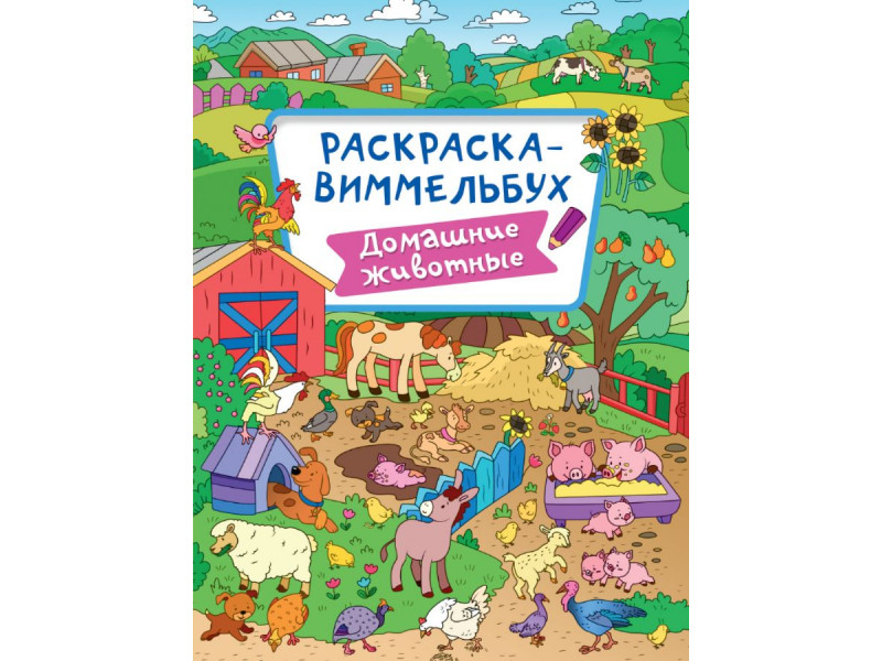 раскраска Виммельбух А7