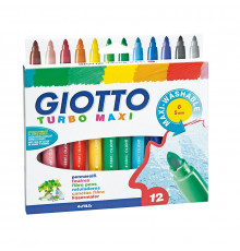 flomaster Giotto qalın 12 rəng 454000