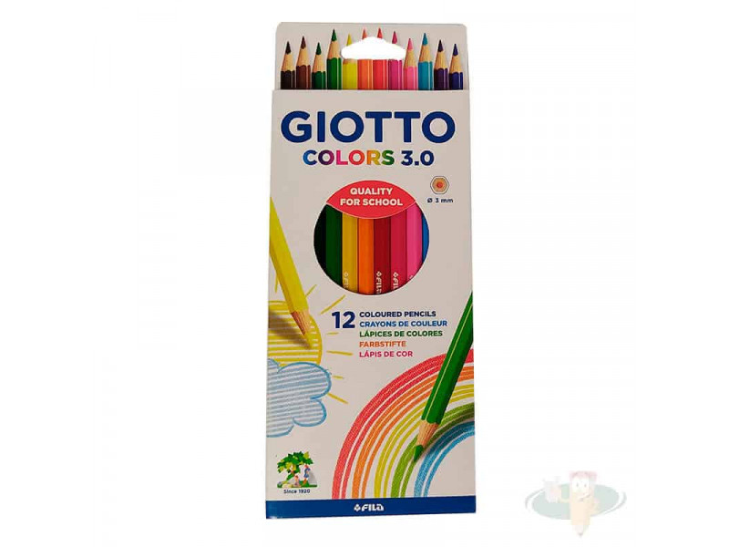 цветные карандаши Giotto Colors 12 цветов 276600