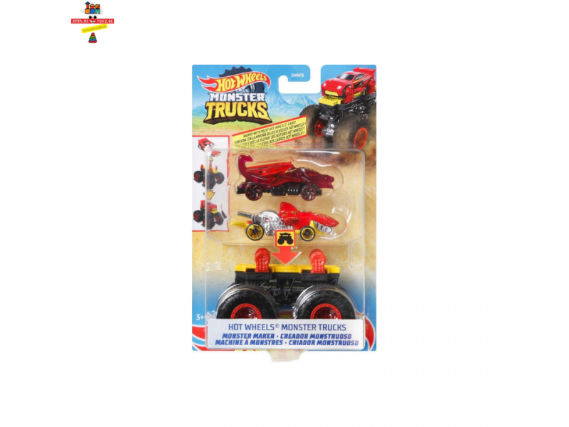 набор машинок Hot Wheels Monster gww13 3 штуки