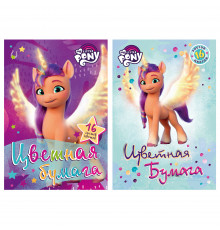 rəngli kağız dəsti My Little Pony 16 vərəq А4 16 rəng MP98/2