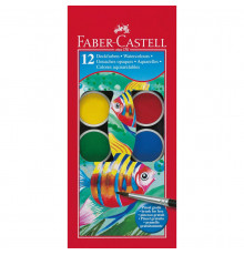 akvarel boya Faber Castell 12 rəng 125011