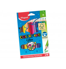 Карандаши 18цв Maped Color Peps 183218