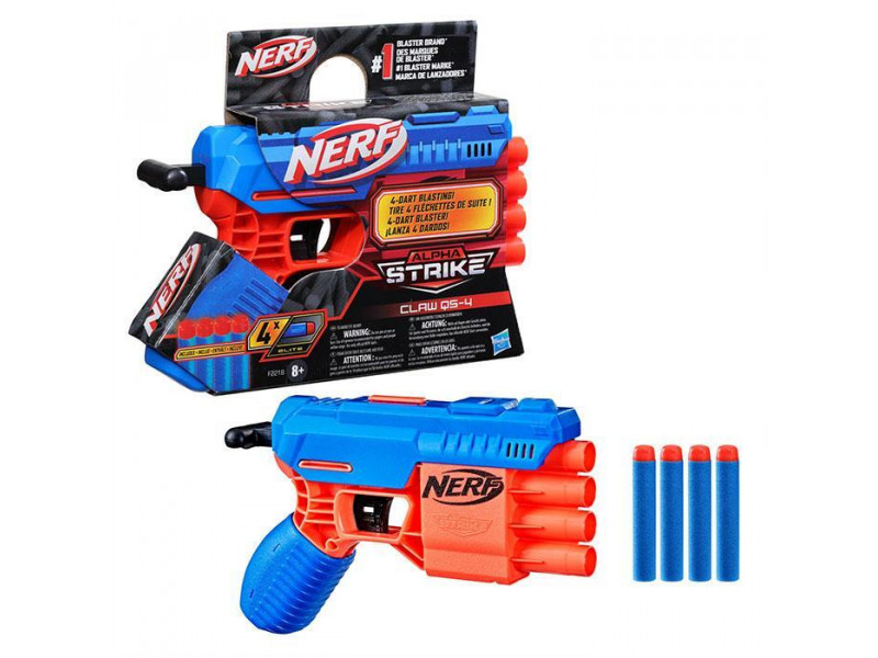 бластер NerfAlpha Strike Claw Qs-4 F2218