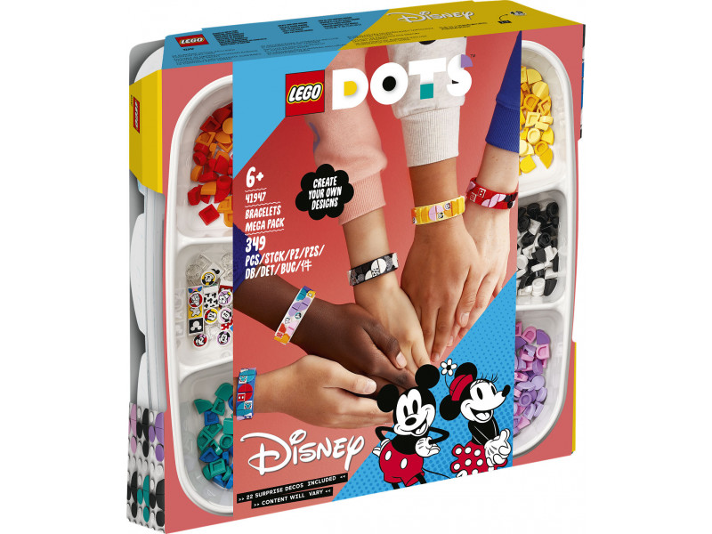 конструктор LEGO DOTS Mickey & Friends Bracelets Mega Pack 41947