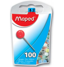 düymə Maped lövhə üçün rəngli 100 ədəd/qutu 346011