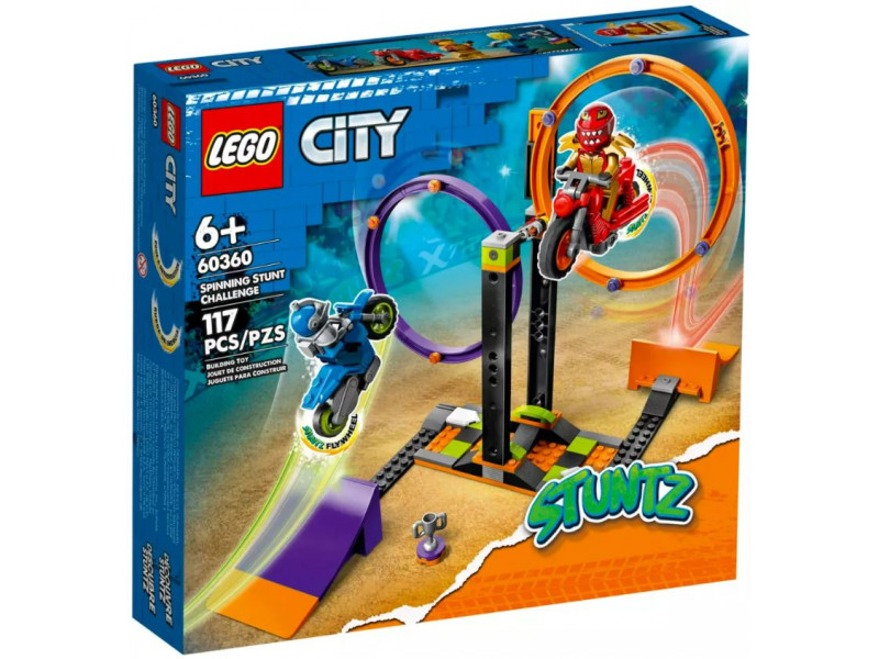 konstruktor LEGO City Stuntz Spinning Stunt Challenge