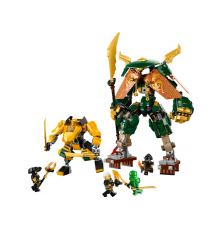 Конструктор LEGO Ninjago Командные роботы ниндзя Ллойда и Арин,