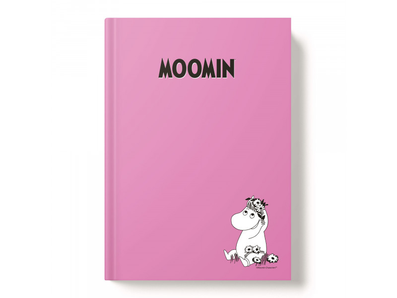 yazı kitabçası Moomin dama 128 vərəq А6+ 14827