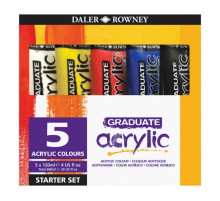 akril boya Daler Rowney Graduate 5 rəng *120ml 5011386068428