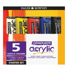akril boya Daler Rowney Graduate 5 rəng *120ml 5011386068428