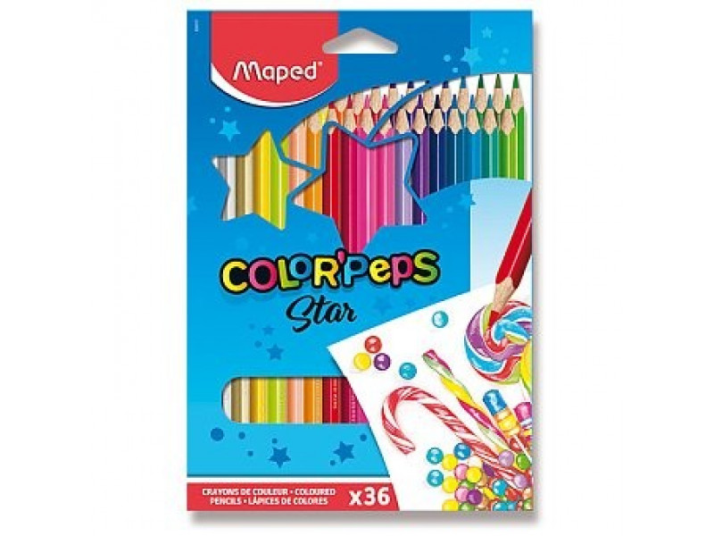 карандаши Maped Color Peps 36 цветов 832017