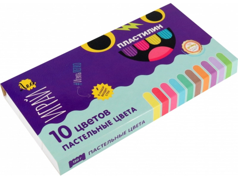 plastilin Лео 10 rəng *10qr 110