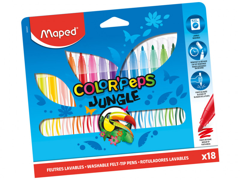 Фломастеры Maped Color Peps 18 цв 845421