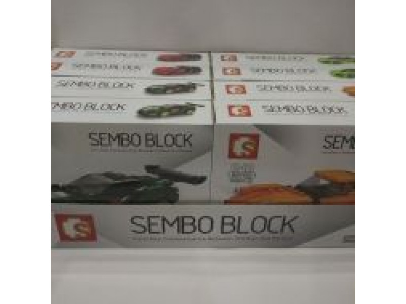 конструктор Sembo Block Technic Racer машина 607009