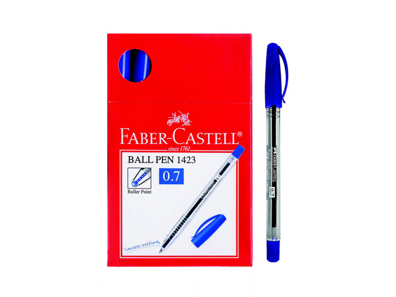 Ручка шариковая синяя Faber Castell 1423