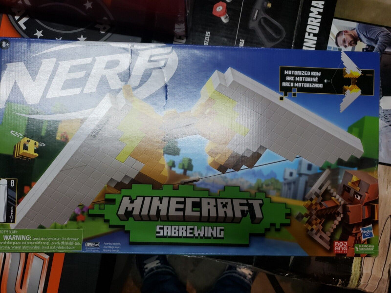 blaster Nerf Minecraft Sabrewing