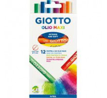 масляная пастель Giotto Olio 12 цветов 8000825048500