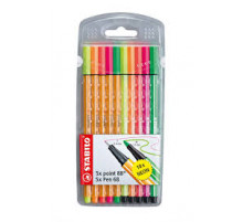 flomaster Stabilo Pen 68 Neon 10 rəng