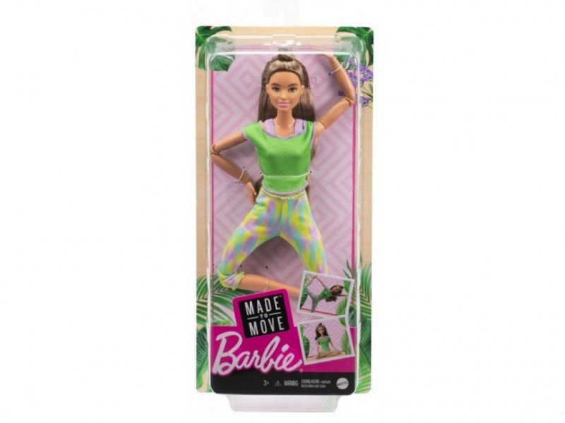 gəlincik Barbie Made to Move green 2021