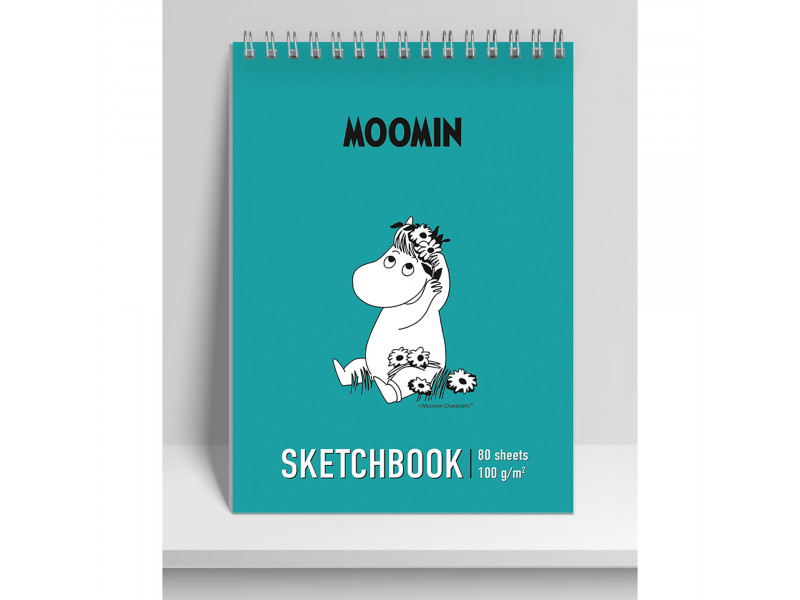 skeçbuk Moomin 80 vərəq А5+ 100qr MOM15