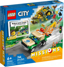 konstruktor LEGO City Missions Wild Animal Rescue Missions 60353